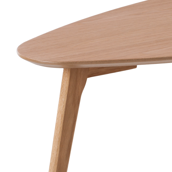 Couchtisch-Set Kazin (2er-Set) - Eiche teilmassiv
