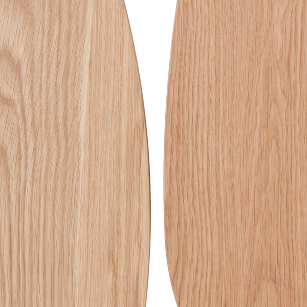 Couchtisch-Set Kazin (2er-Set) - Eiche teilmassiv