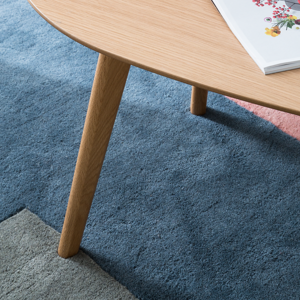 Couchtisch-Set Kazin (2er-Set) - Eiche teilmassiv