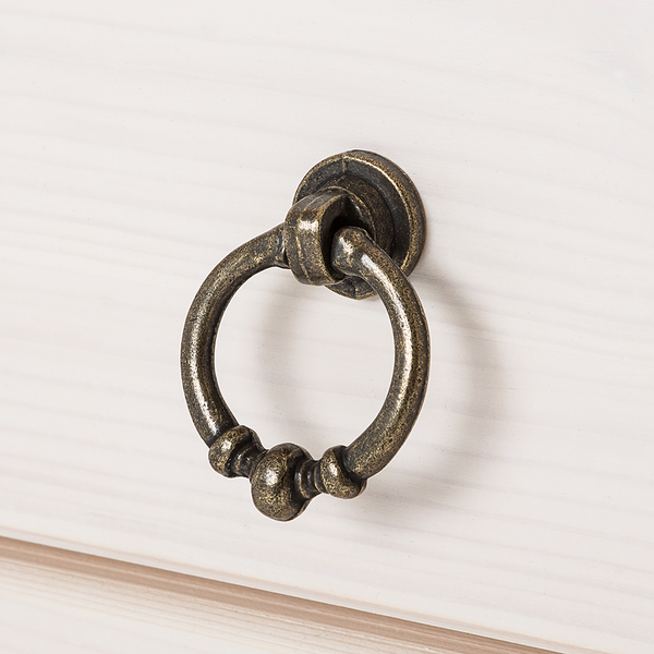 Beistelltisch Valmer I - Kiefer massiv - Weiß