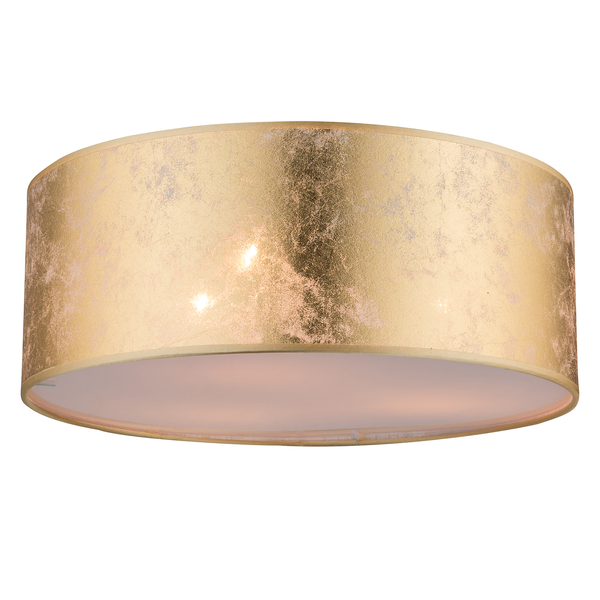 Deckenleuchte Amy I - Webstoff / Metall - 3-flammig