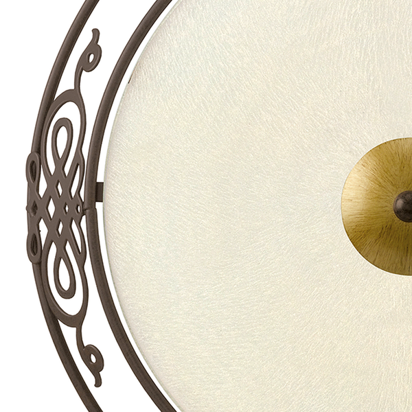 Deckenleuchte Mestre - Glas / Stahl - 2-flammig