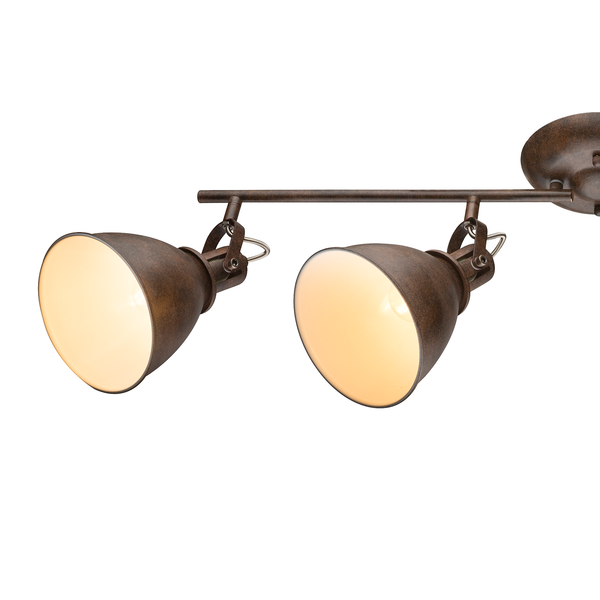 Deckenleuchte Strahler I - Aluminium - 2-flammig - Flammenanzahl: 4