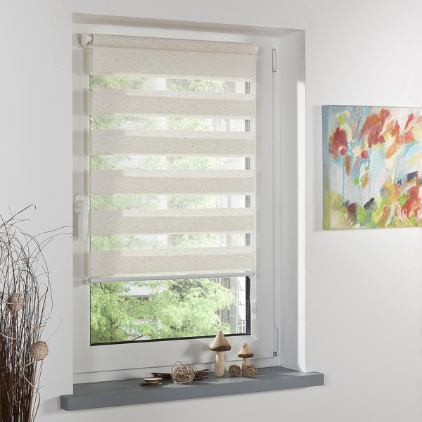 Duo-Rollo Piasek VII - Webstoff - Beige