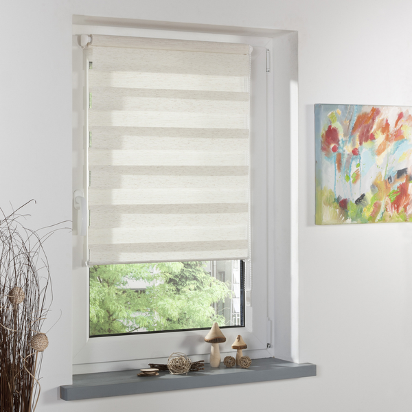 Duo-Rollo Piasek VII - Webstoff - Beige