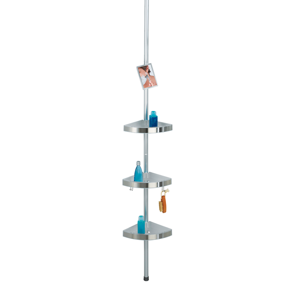 Duschregal Premium I - Aluminium / Kunststoff - Silber