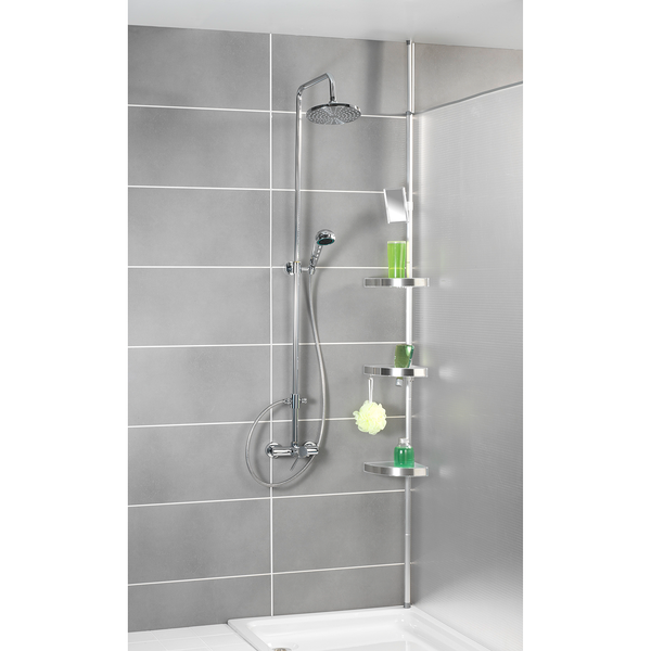 Duschregal Premium I - Aluminium / Kunststoff - Silber