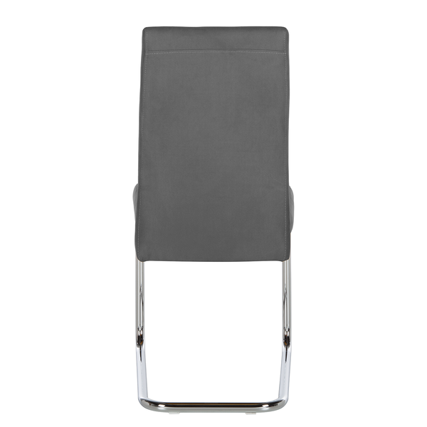 Freischwinger Claras - Webstoff - Grau - 2er Set