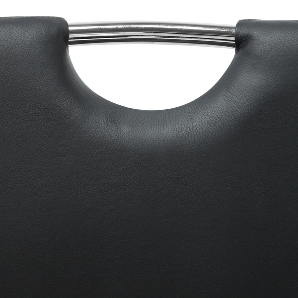 Freischwinger Pasala - Kunstleder - Schwarz - 2er Set