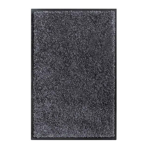 Fuß- und Sauberlaufmatte Wash & Clean - Grau - 60 x 180 cm - 60 x 180 cm
