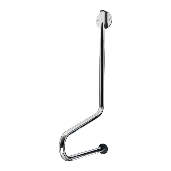 Garderobenhalter Quadra - Silber - Metall - 27 x 53 x 1 cm