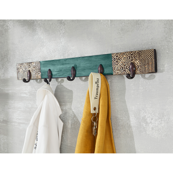 Garderobenleiste Goa - Mango teilmassiv - Mango Dunkelbraun