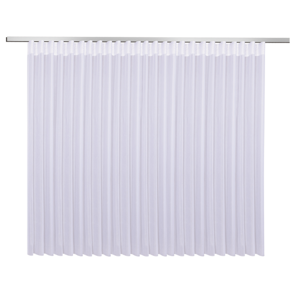 Gardine AFRA - Weiß - Textil - 450 x 150 cm