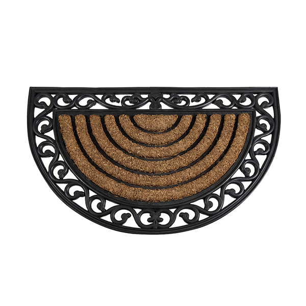 Gummimatte Impalla halbrund - Kokosfaser