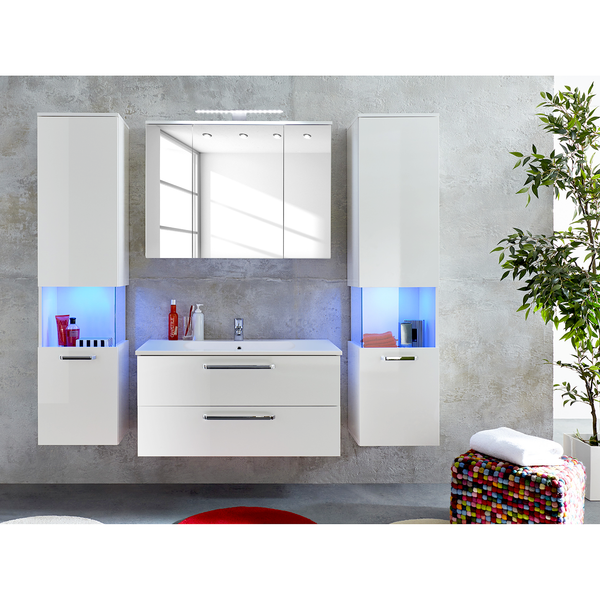 LED-Aufsatzbeleuchtung Radiance II - Aluminium - Kaltweiß