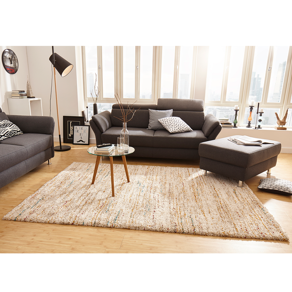 Teppich Chic - Kunstfaser - Beige
