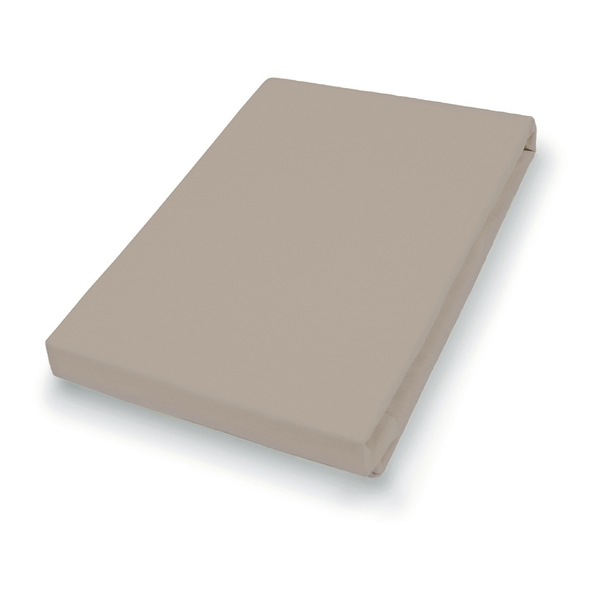 Jersey-Spannbetttuch Lom - Baumwolle - Granit - 180 x 200 cm