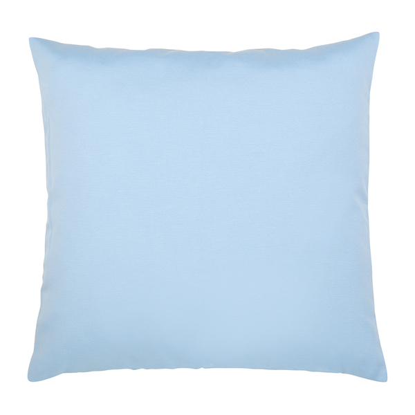 Kissen Juno - Baumwollmischgewebe - Hellblau - 50 x 50 cm