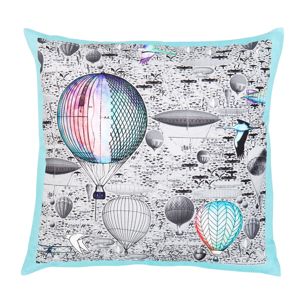 Kissen Kaja - Baumwollstoff - Mehrfarbig