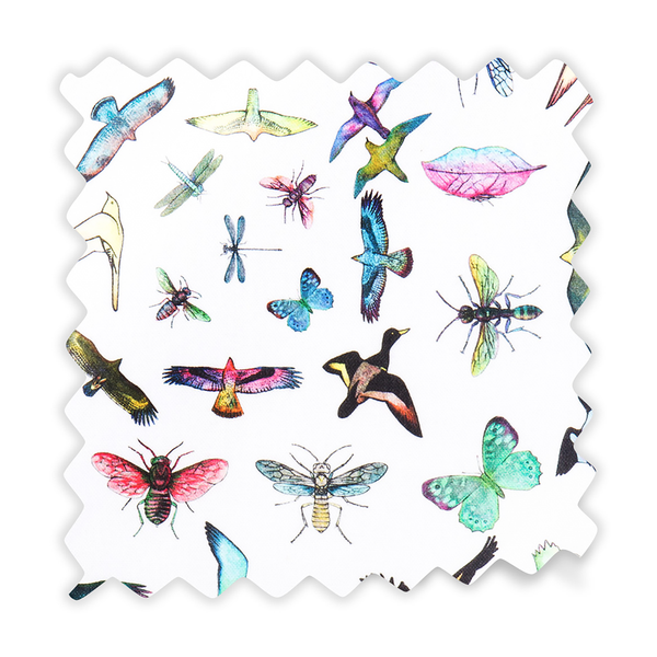 Kissen Konradine - Baumwollstoff - Mehrfarbig