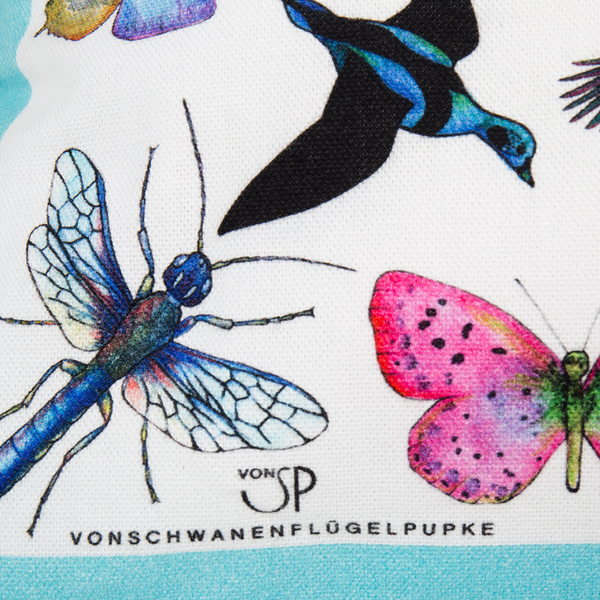 Kissen Konradine - Baumwollstoff - Mehrfarbig