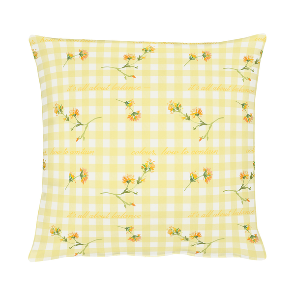 Kissenbezug Happy Easter III - Gelb - 49 x 49 cm