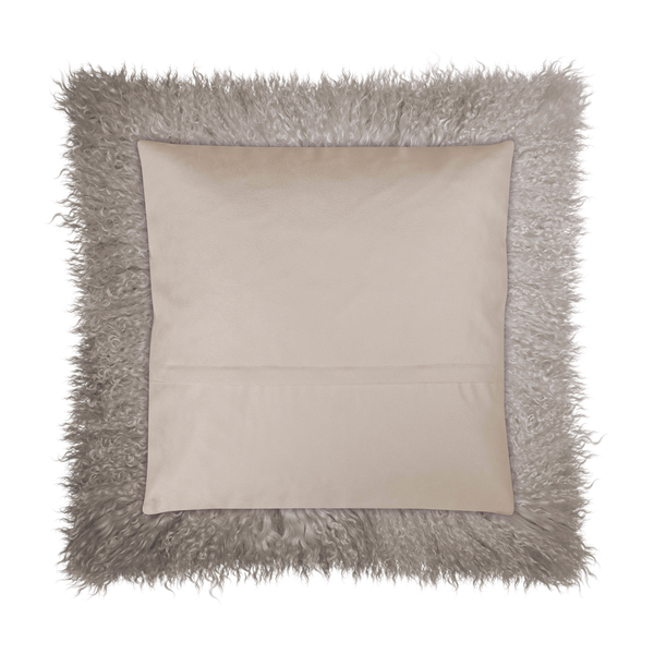Kissenbezug Pamina - Lammfell - Taupe