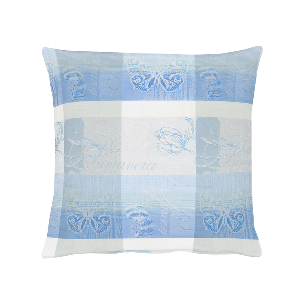 Kissenbezug Summer Garden I - Blau - 40 x 40 cm