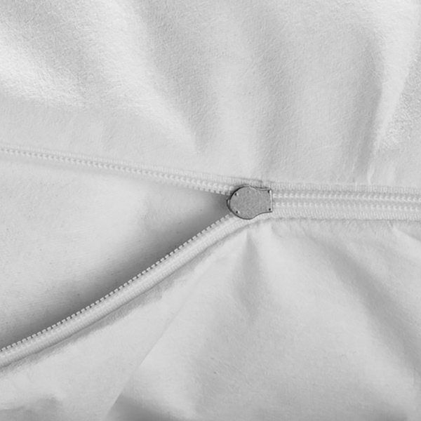 Kissenschutzbezug Milbendicht - Polyester/Polyamid - Weiß - 40x80 cm