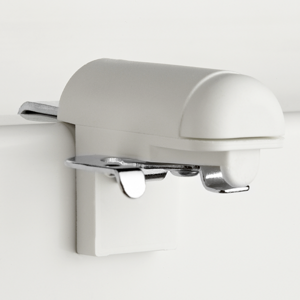 Jalousie Klemmträger Klemmfix - Kunststoff / Metall - Weiß