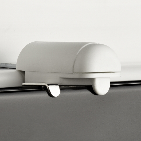 Jalousie Klemmträger Klemmfix - Kunststoff / Metall - Weiß