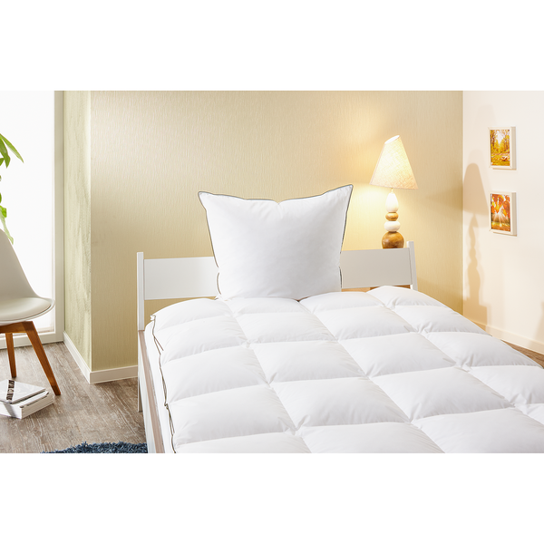 Kopfkissen Fjödur Fiona I - Weiß - 80 x 80 cm - 100% Federn