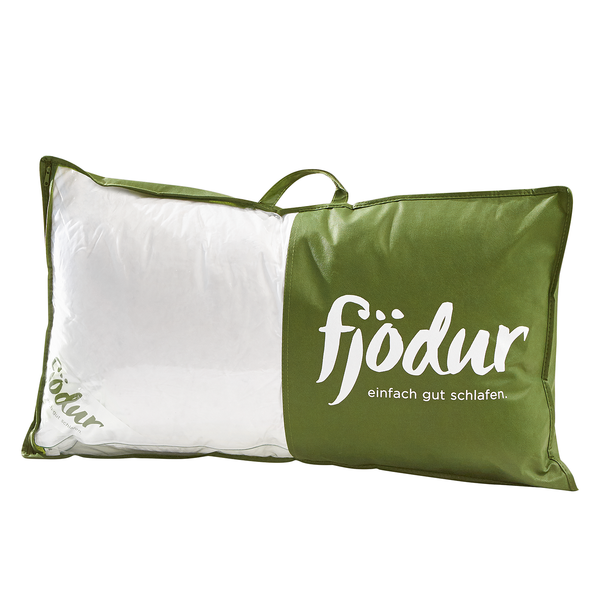 Kopfkissen Fjödur Fiona I - Weiß - 40 x 80 cm - 100% Federn