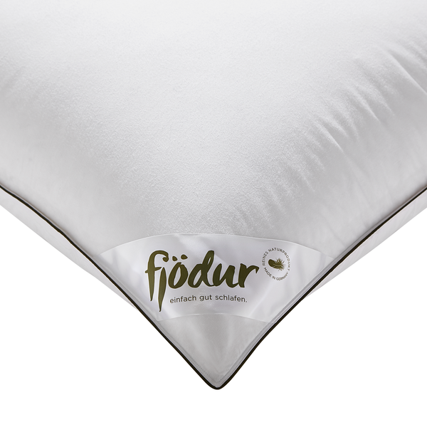 Kopfkissen Fjödur Fiona I - Weiß - 40 x 80 cm - 100% Federn