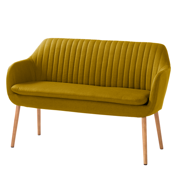 Küchensofa TILANDA - Webstoff Cors: Currygelb