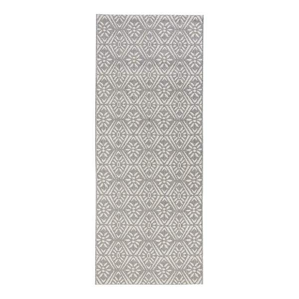 Läufer Creation - Kunstfaser - Grau / Creme