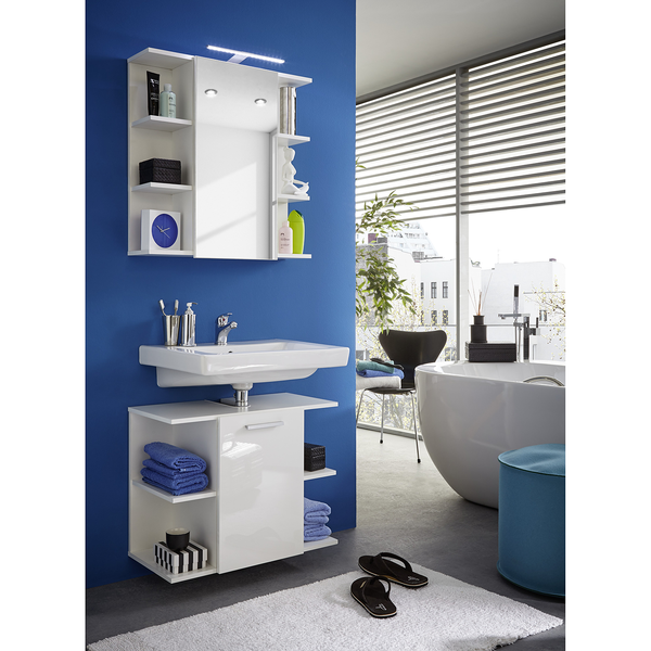 LED-Aufsatzbeleuchtung Radiance II - Aluminium - Kaltweiß