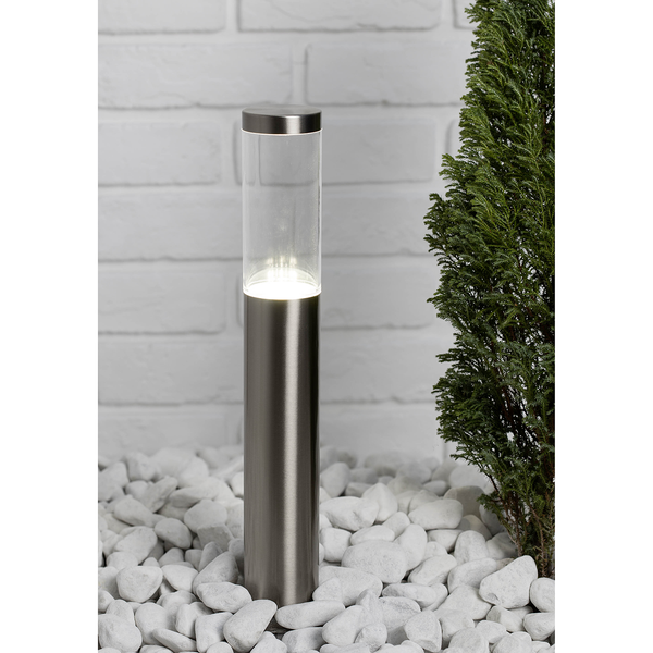 Wegeleuchte Bergen Pipe - Kunststoff / Eisen - 1-flammig - Eisen - Höhe: 40 cm