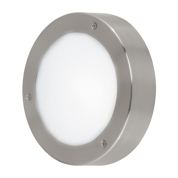 LED-Außenwandleuchte Vento Rotondo II - Kunststoff / Edelstahl - 1-flammig