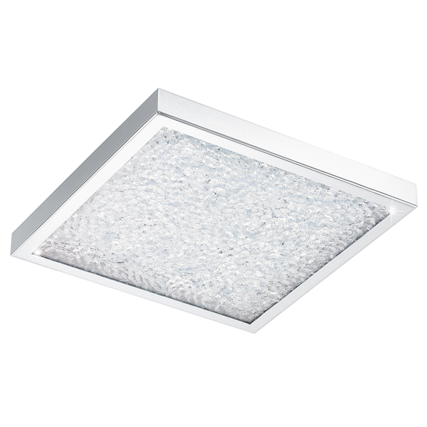 LED-Deckenleuchte Cardito I - Glas / Stahl - 1-flammig
