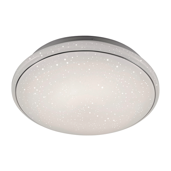 LED-Deckenleuchte Jupiter - Kunststoff / Stahl - 1-flammig - Durchmesser: 44 cm