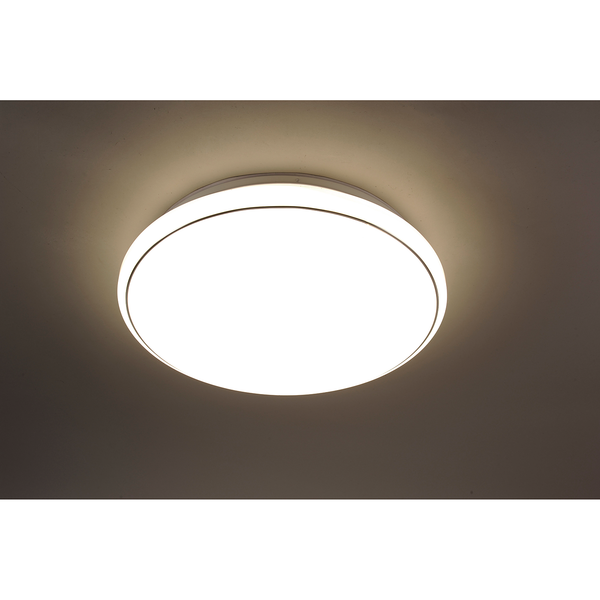 LED-Deckenleuchte Jupiter - Kunststoff / Stahl - 1-flammig - Durchmesser: 60 cm