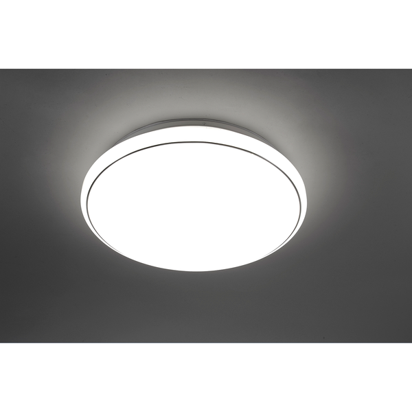 LED-Deckenleuchte Jupiter - Kunststoff / Stahl - 1-flammig - Durchmesser: 60 cm