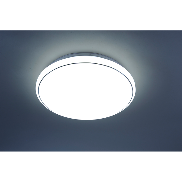 LED-Deckenleuchte Jupiter - Kunststoff / Stahl - 1-flammig - Durchmesser: 60 cm