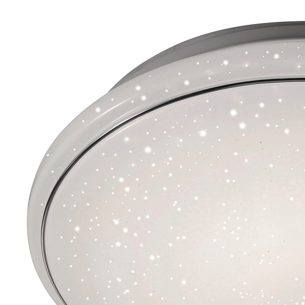 LED-Deckenleuchte Jupiter - Kunststoff / Stahl - 1-flammig - Durchmesser: 60 cm
