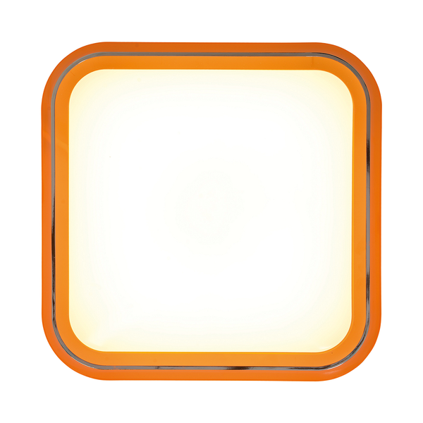 LED Deckenleuchte Lucky - Kunststoff - Orange