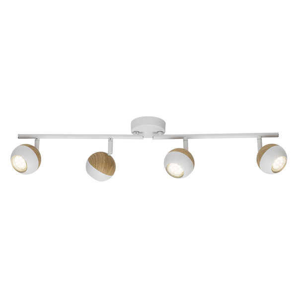 LED-Deckenstrahler Scan I - Stahl - Flammenanzahl: 4