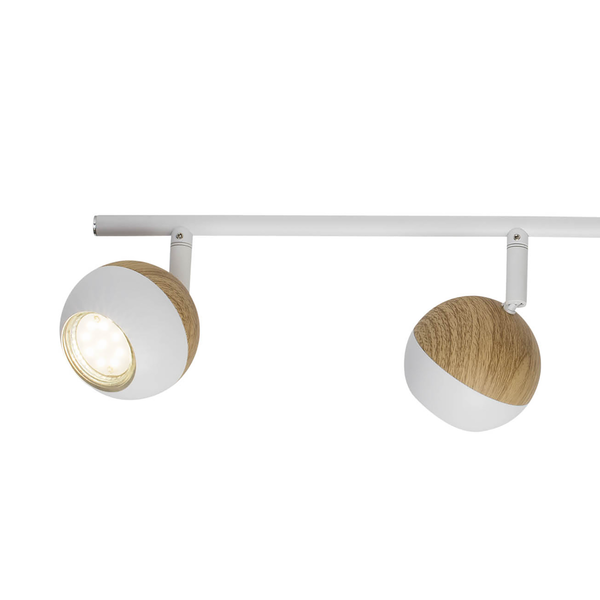LED-Deckenstrahler Scan I - Stahl - Flammenanzahl: 4
