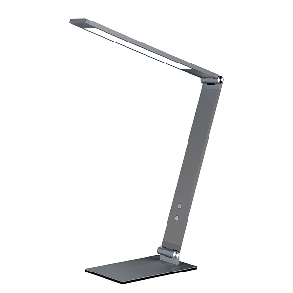 LED-Schreibtischleuchte Geri I - Eisen - 1-flammig - Anthrazit