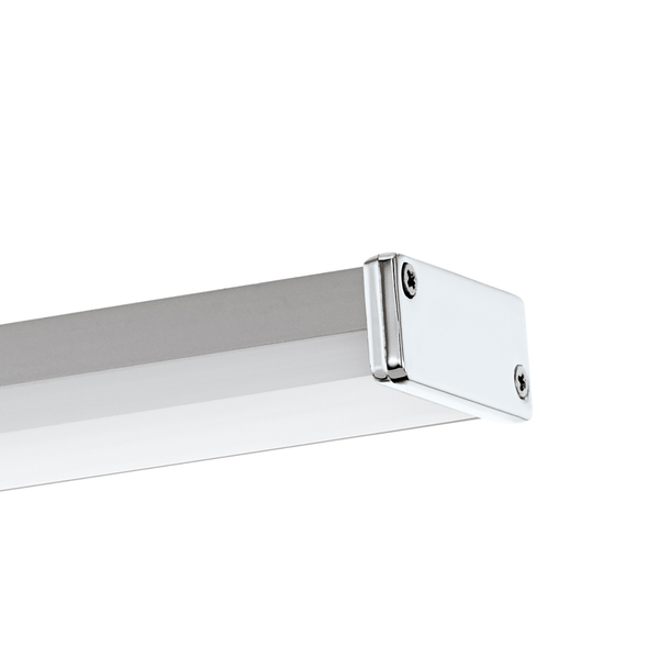 LED-Spiegelleuchte Pandella - Kunststoff / Stahl - 1-flammig - Breite: 60 cm